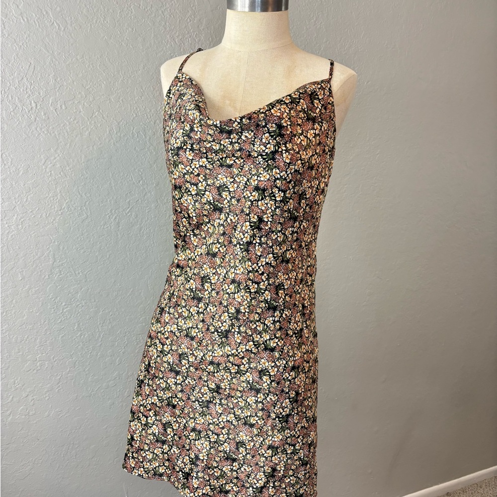 Floral Spaghetti Strap Dress